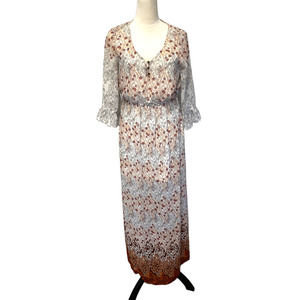 As U Wish Maxi Dress Large L